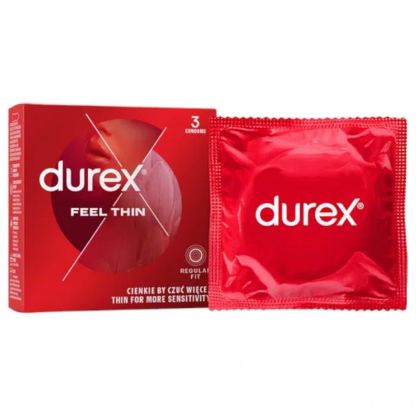 Durex Feel Thin - naturgetreues Gefühl Kondome (3 Stk.)