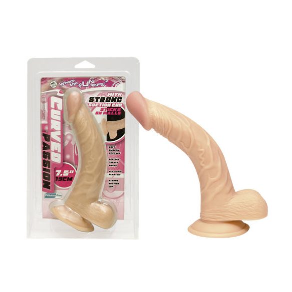 Gebogene Naturdildo 