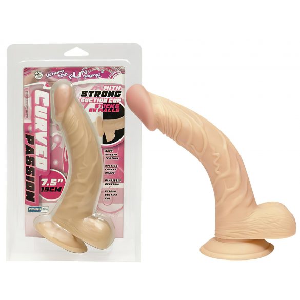 Gebogene Naturdildo 