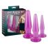 You2Toys - Anal-Training Dildo-Set - 3 Stück (lila) 