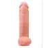 King Cock 12 Hoden großer Dildo (30 cm) - natürlich 