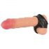 You2Toys - Latex Penis- & Hodenmanschette - Schwarz