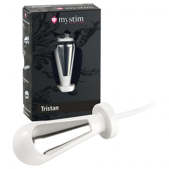 Mystim Tristan - Elektro-Plug Dildo (Weiß)