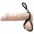 You2Toys - Dreifacher, verstellbarer Penis und Hodenring (schwarz) 