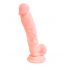 Medizinisches Silikon-Dildo (18cm) - Naturfarbe 