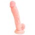 Medizinisches Silikon-Dildo (18cm) - Naturfarbe 