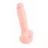 Medizinisches Silikon-Dildo (18cm) - Naturfarbe 