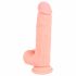 Medizinisch - gerader medizinischer Silikondildo (20cm) - Naturfarbe 