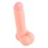 Medizinisch - gerader medizinischer Silikondildo (20cm) - Naturfarbe 