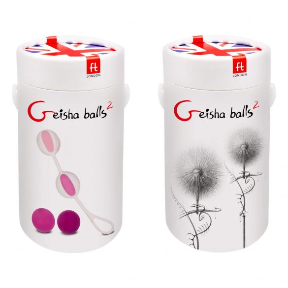 Geisha Balls 2 - variables Geisha-Ball-Set (rosa und weiß) 