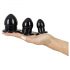 You2Toys – Dehnungs-Plug-Set – 3er Set (schwarz)