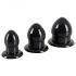 You2Toys – Dehnungs-Plug-Set – 3er Set (schwarz)