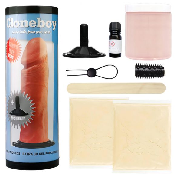 Cloneboy Individuell angefertigter Dildo mit Saugnapf 