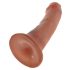 King Cock 6 Dildo (15 cm) - Braun 