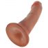 King Cock 6 Dildo (15 cm) - Braun 