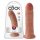 King Cock 8 Dildo (20 cm) - Dunkel Natur