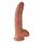 King Cock 9 lateinischer Liebhaber Dilator mit Hoden (23 cm) - braun