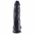 King Cock 10 Hoden Dildo (25 cm) - schwarz