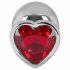 You2Toys - Diamond - 85g Aluminium Analplug (Silber-Rot) 