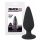 Black Velvet Heavy - 40g Anal Dildo (schwarz) 