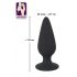 Black Velvet Heavy - 40g Anal Dildo (schwarz) 