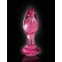 Icicles Nr. 79 - konischer Glas-Anal-Dildo (pink)