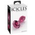 Icicles Nr. 79 - konischer Glas-Anal-Dildo (pink)