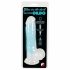 You2Toys Glow in the Dark - saugnapfbasierter, leuchtender Dildo mit Hoden (Blau) 