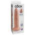 King Cock 9 - naturgetreuer Dildo (23 cm) - natur