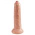 King Cock 9 - naturgetreuer Dildo (23 cm) - natur