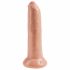 King Cock 9 - naturgetreuer Dildo (23 cm) - natur