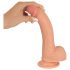 Realistixxx - lebensechter Dildo mit Saugfuß (22cm) - Natur