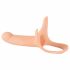 You2Toys - Strap-on - hohlbarer Dildo (groß) - naturfarben 