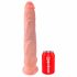 King Cock 14 Hoden großer Dildo (35cm) - Naturfarben 