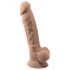 Silexd 7 - Saugnapf-Dildo - 17,5 cm (natur) 