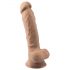 Silexd 7 - Haftdildo 17,5 cm (Natur)