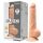 Silexd 9,5 - Saugnapf Dildo - 24cm (natur) 