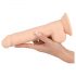 Silexd 9,5 - Saugnapf Dildo - 24cm (natur) 