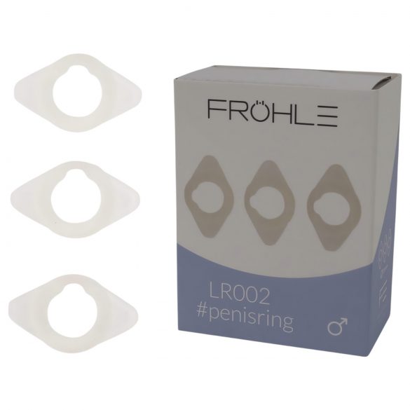 Fröhle LR002 (2,1cm) - Medizinische Penisring-Set (3 Stk.)