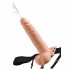 Fetisch Strap-On 7,5 - anlegbarer, hohler, spritzender Dildo (naturfarben) 