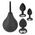 Black Velvet - Anal-Plug-Set (4-teilig) - Schwarz