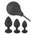 Black Velvet - Anal-Plug-Set (4-teilig) - Schwarz