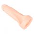 Realistixxx Double F - naturgetreuer Dildo mit Penisring (natur) 