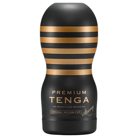 TENGA Premium Strong - Wegwerf-Masturbator (schwarz) 