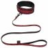 Fifty Shades of Grey - Halsband mit Leine (Schwarz-Rot) 