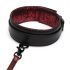 Fifty Shades of Grey - Halsband mit Leine (Schwarz-Rot) 