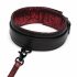 Fifty Shades of Grey - Halsband mit Leine (Schwarz-Rot) 