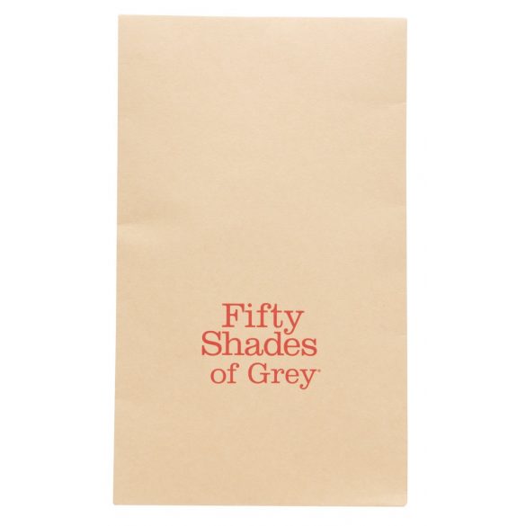 Fifty Shades of Grey - Brustklemmen mit Halsband (schwarz-rot) 