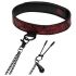 "Fifty Shades of Grey - Nippelklemmen mit Halsband (schwarz-rot)"