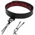 Fifty Shades of Grey - Brustklemmen mit Halsband (schwarz-rot) 